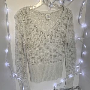 Worthington Knit Top: perfect for holiday parties!